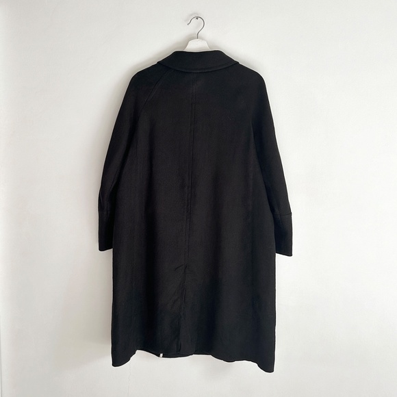 Max Mara black transitional coat cotton jacket s'max maxmara 40 S M - Picture 5 of 12